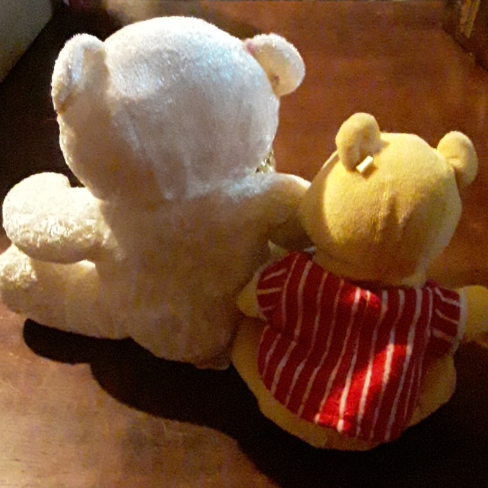 2 small  stuffed  Teddy bears. - Picture 2 of 3